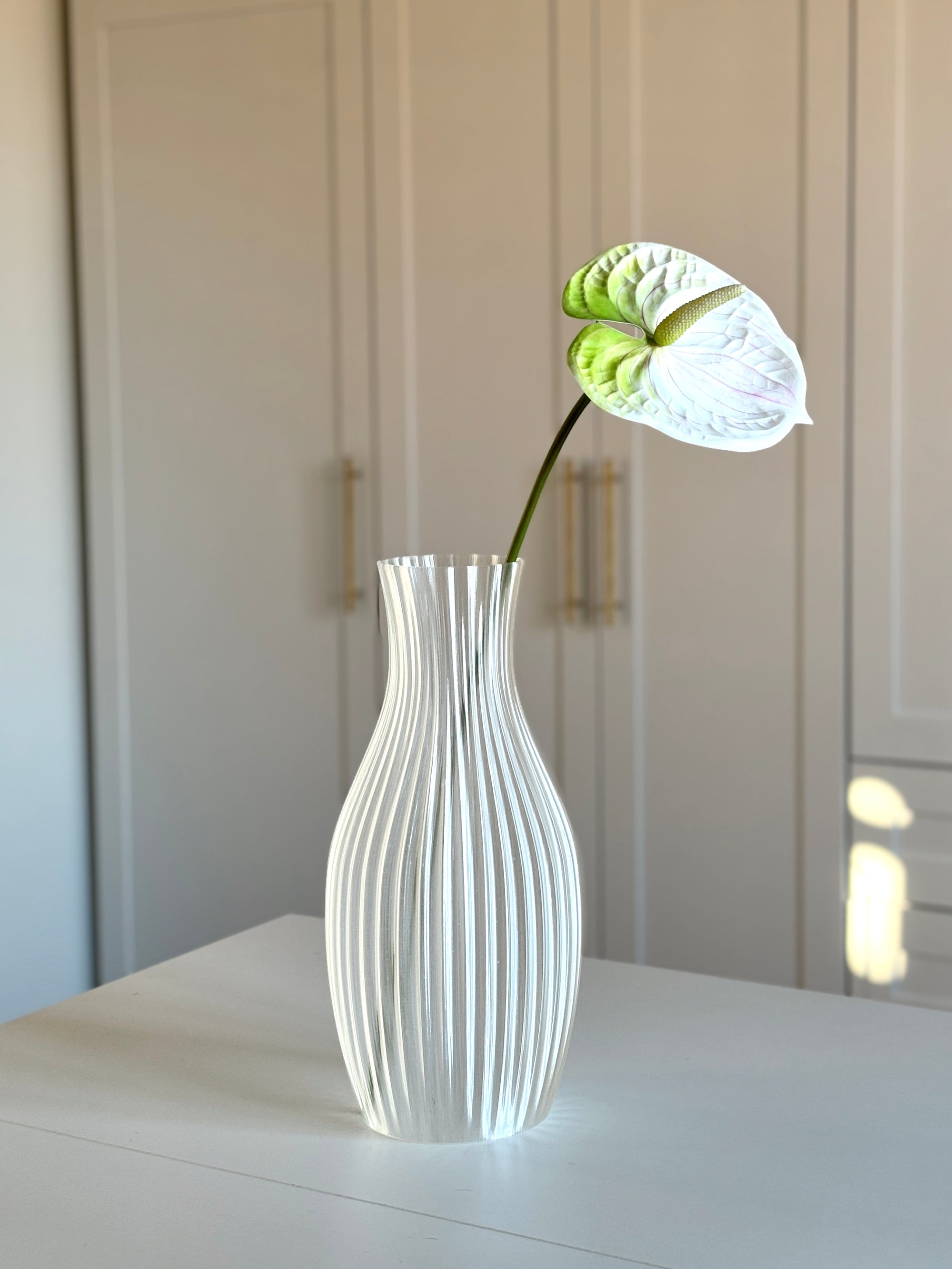 Anthurium - Hvid/ Grøn