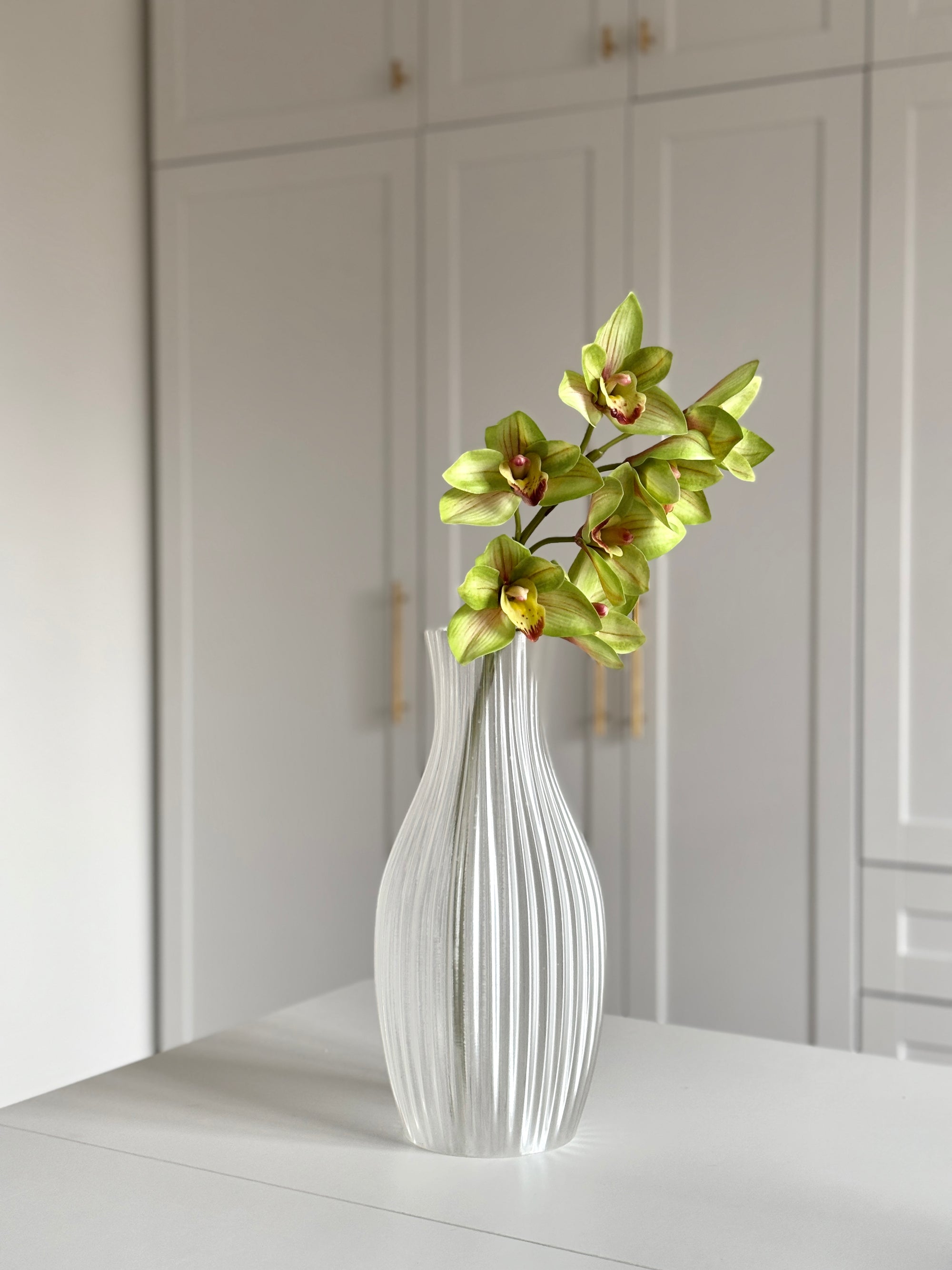Cymbidium Orkidé - Grøn