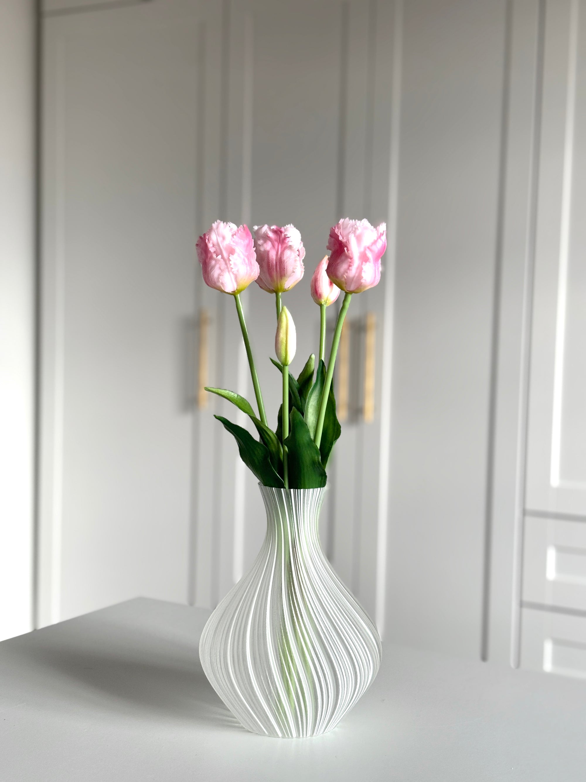 Papegøje Tulipaner - Lyserød