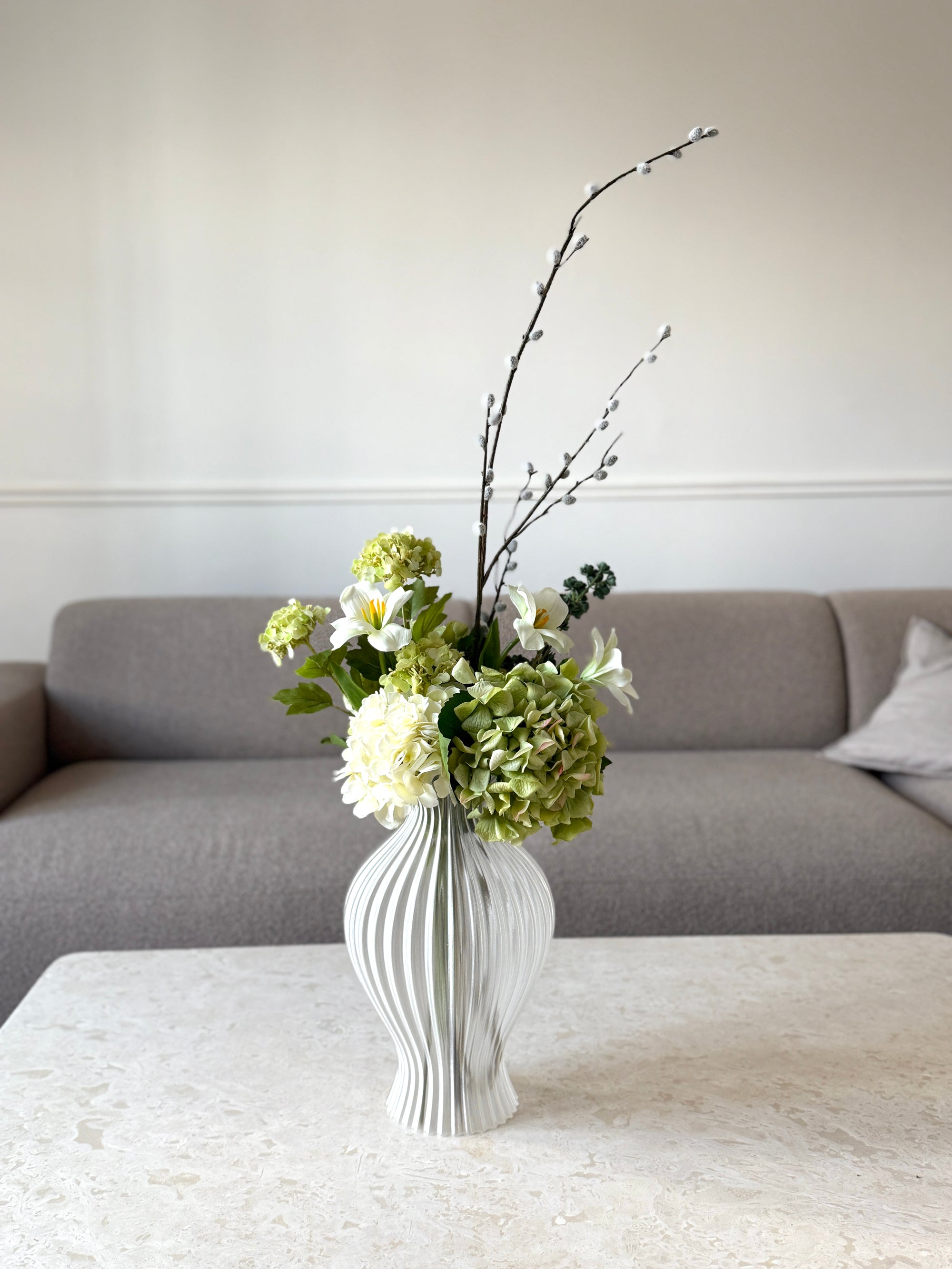 Blooming Willow Buket