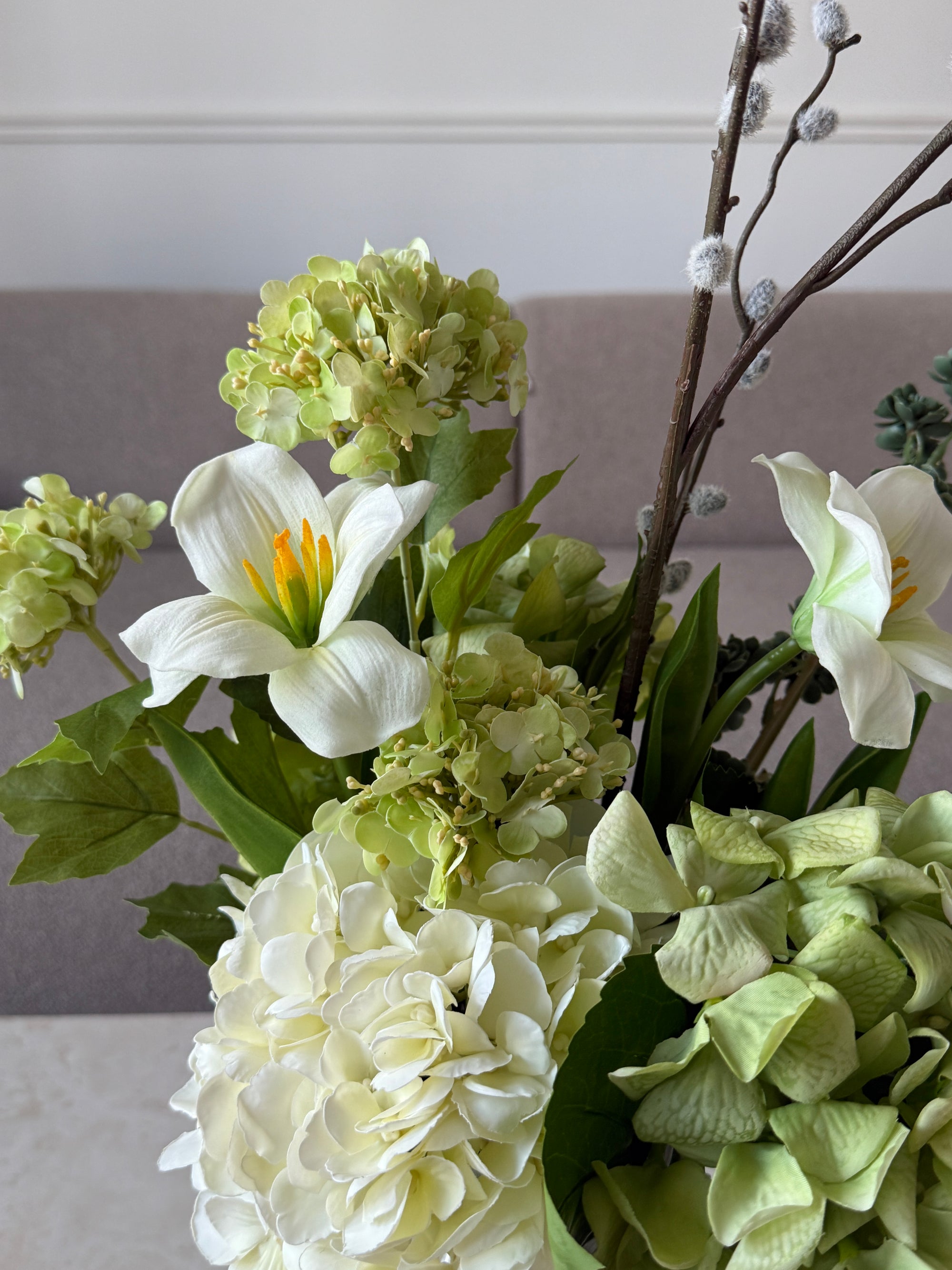 Blooming Willow Buket