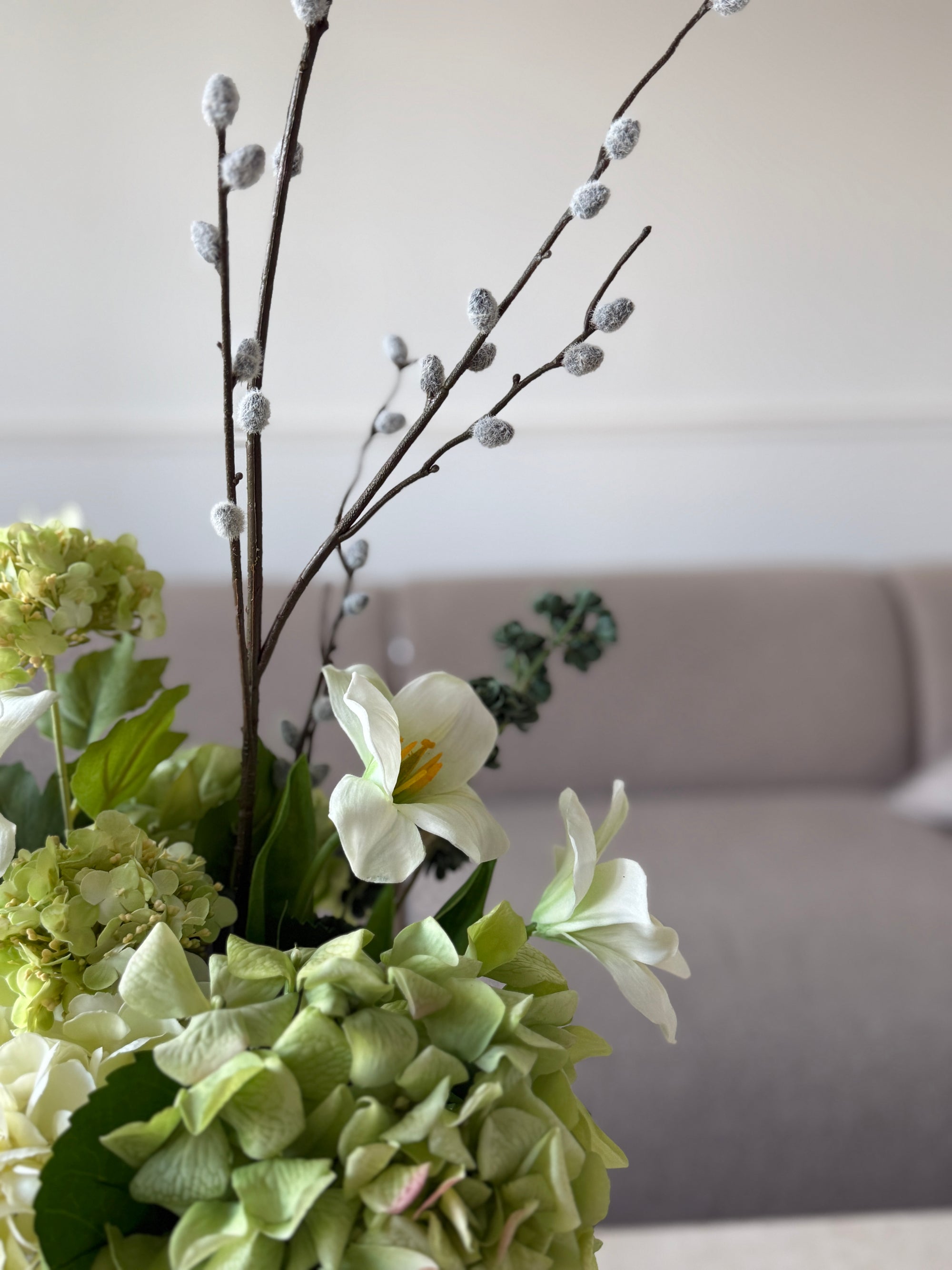 Blooming Willow Buket
