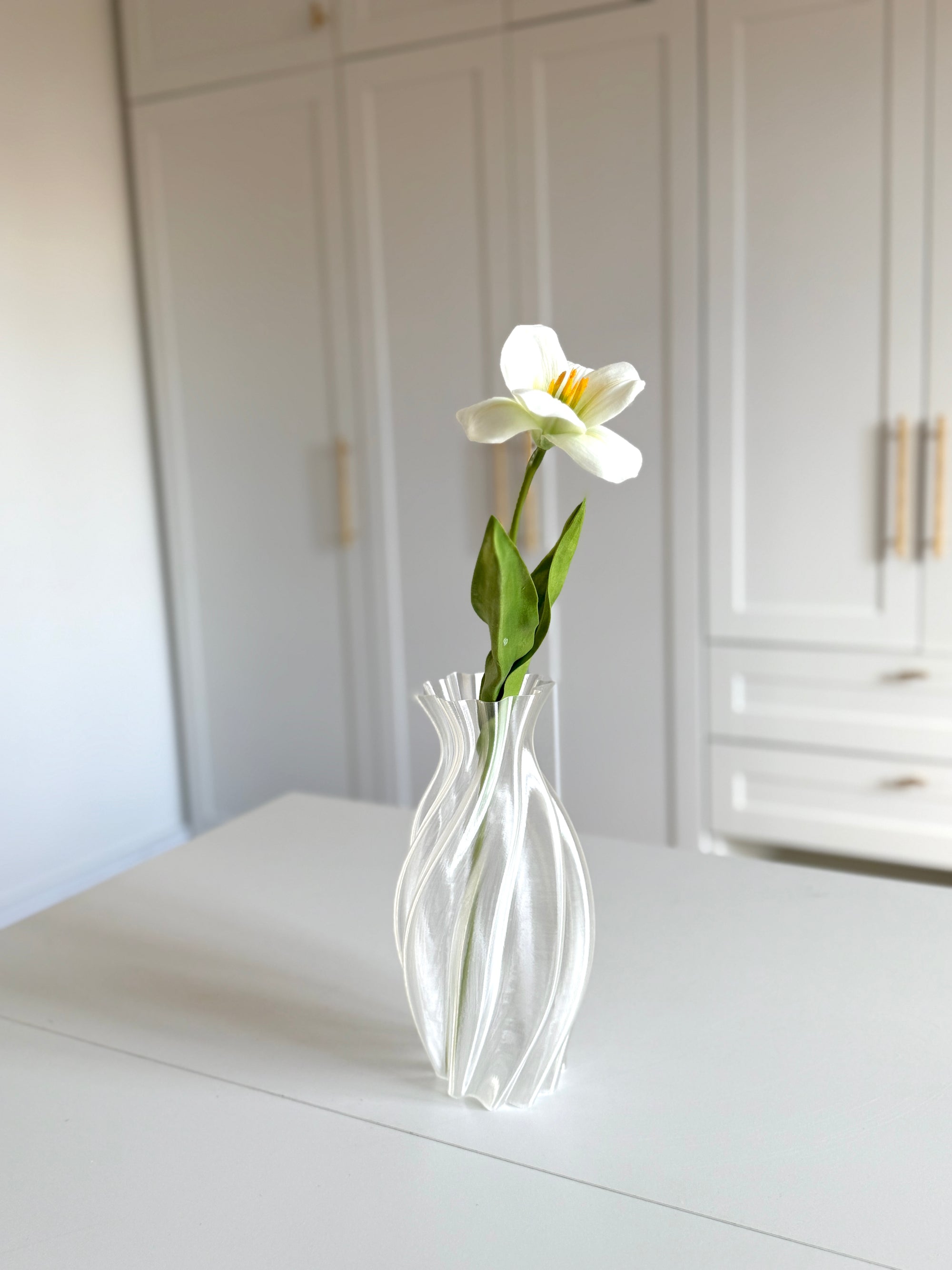 Tulipan Åben - Hvid