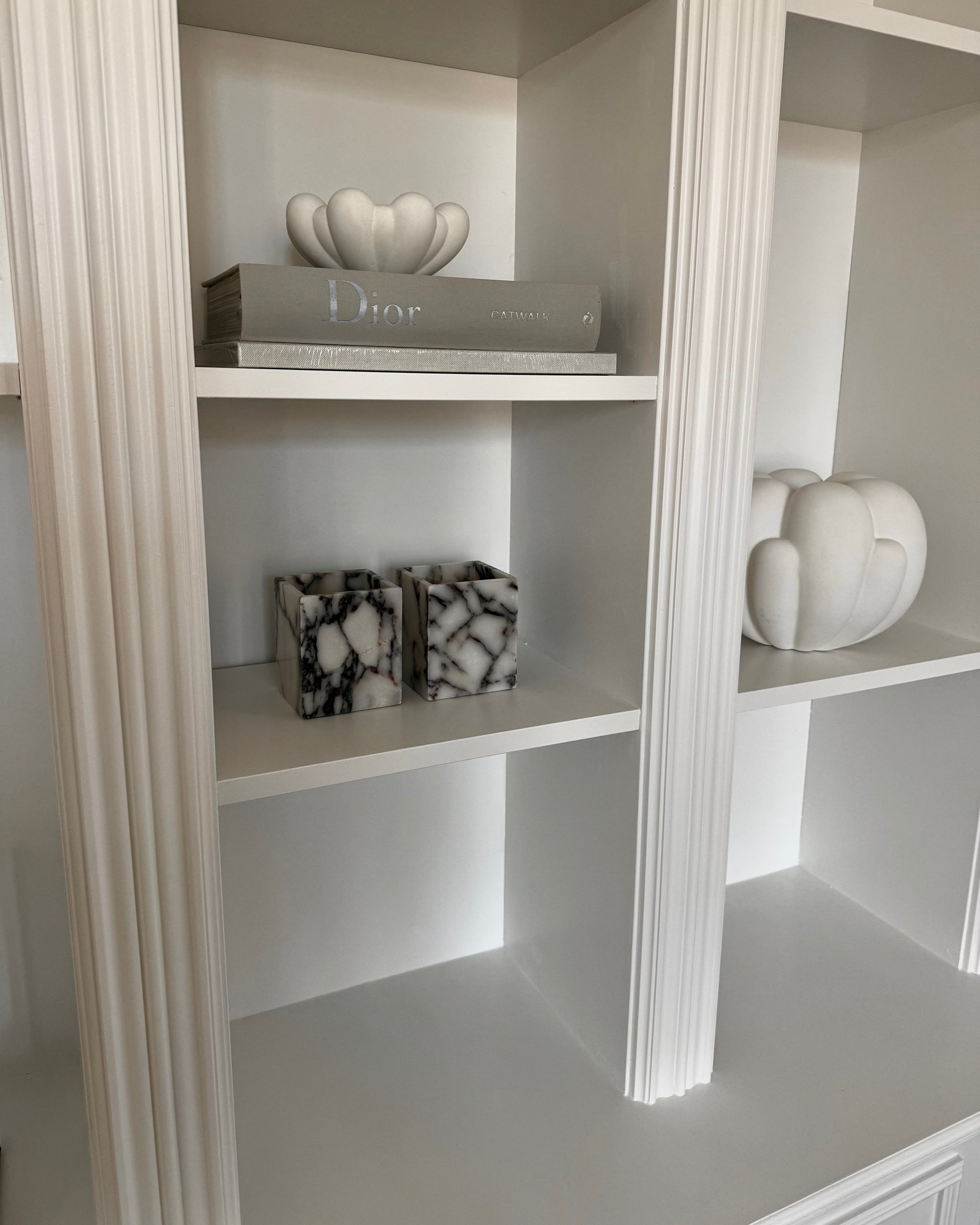 Cube Candle Holder - Calacatta Viola