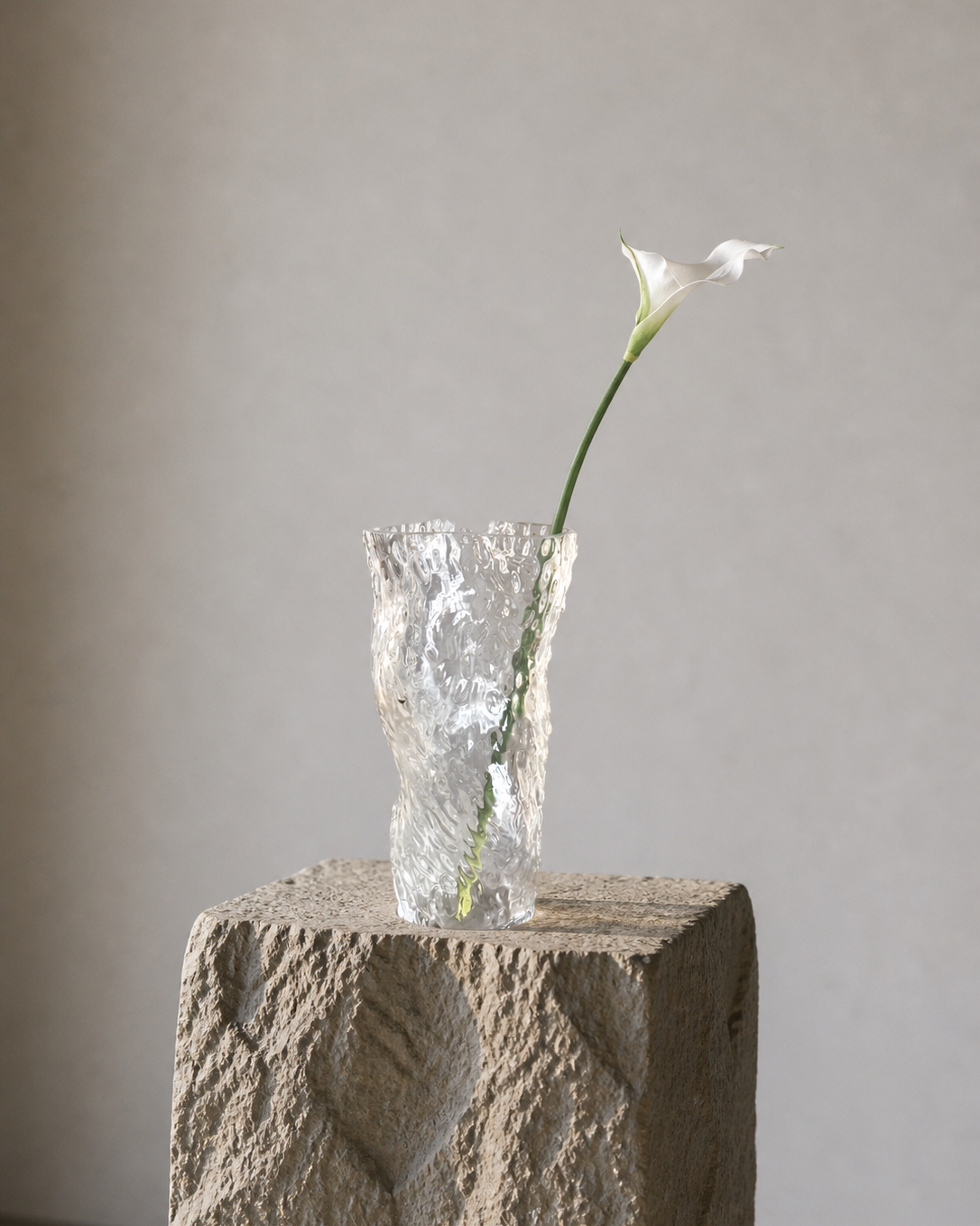 Dobbeltbladet Calla Lilje - Hvid