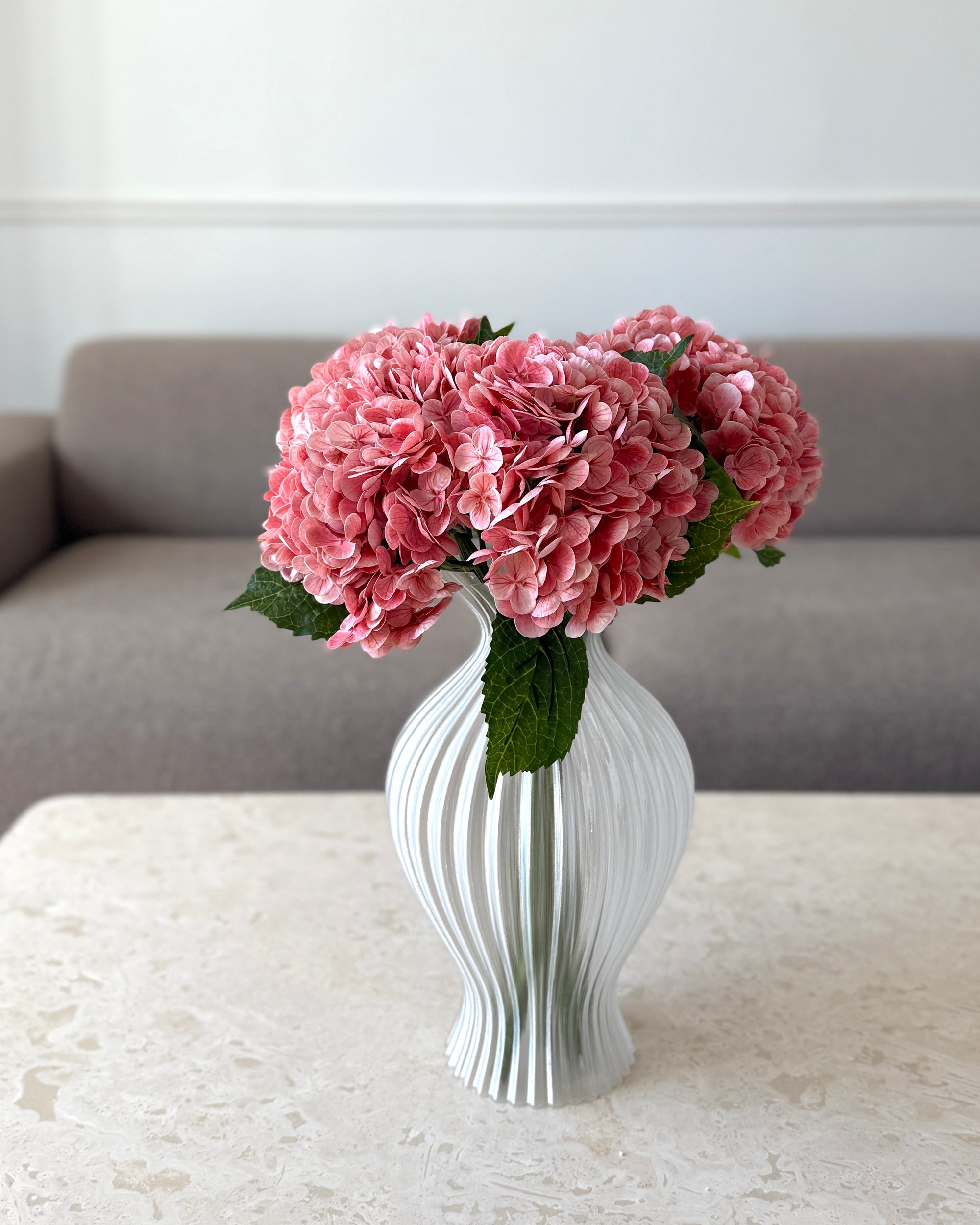 Hortensia Buket Stor - Peach