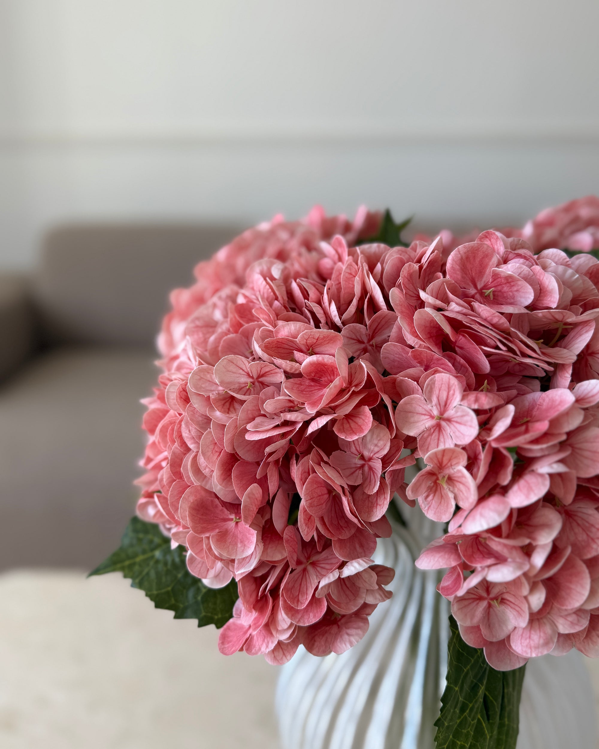 Hortensia Buket Stor - Peach