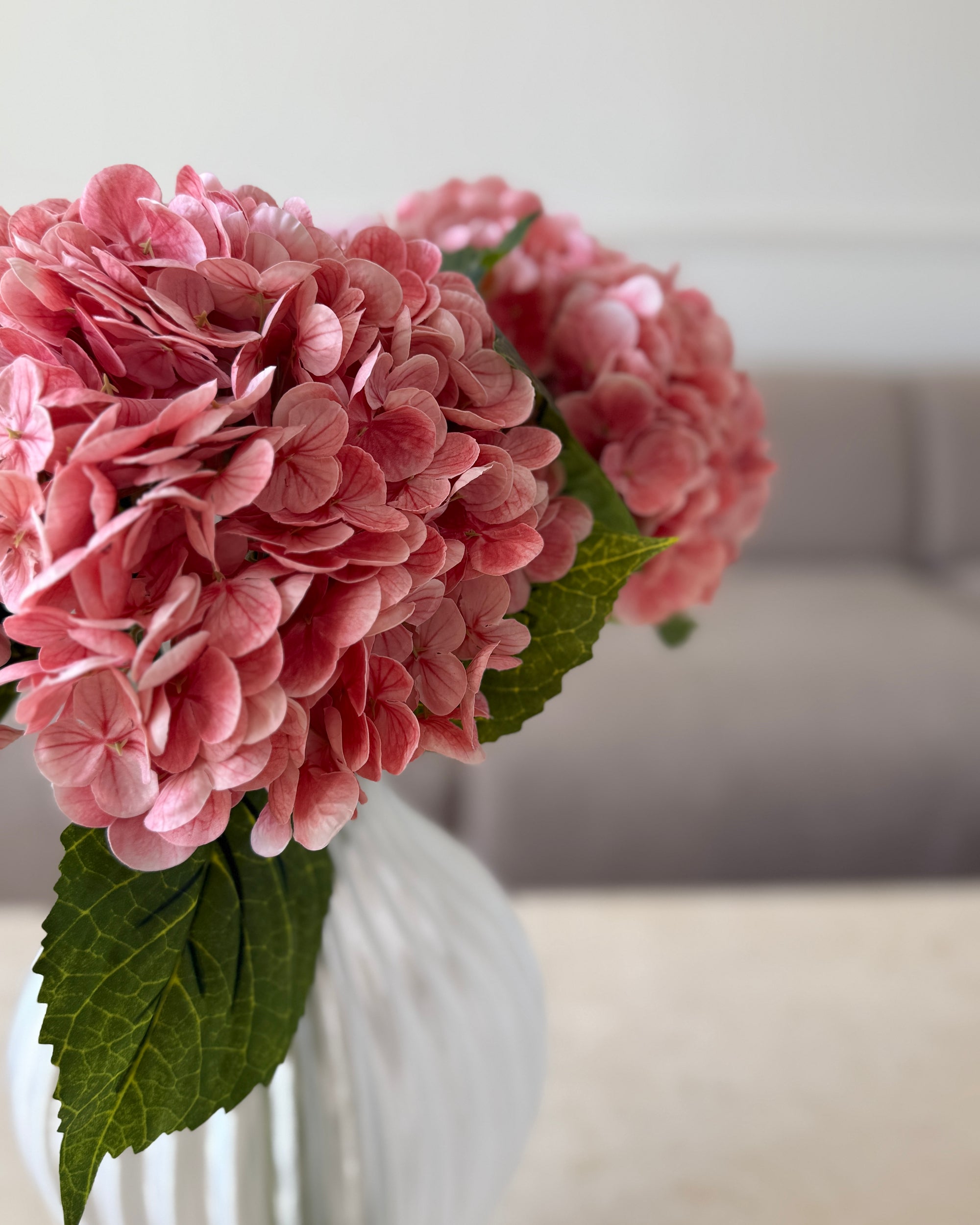 Hortensia Buket Stor - Peach
