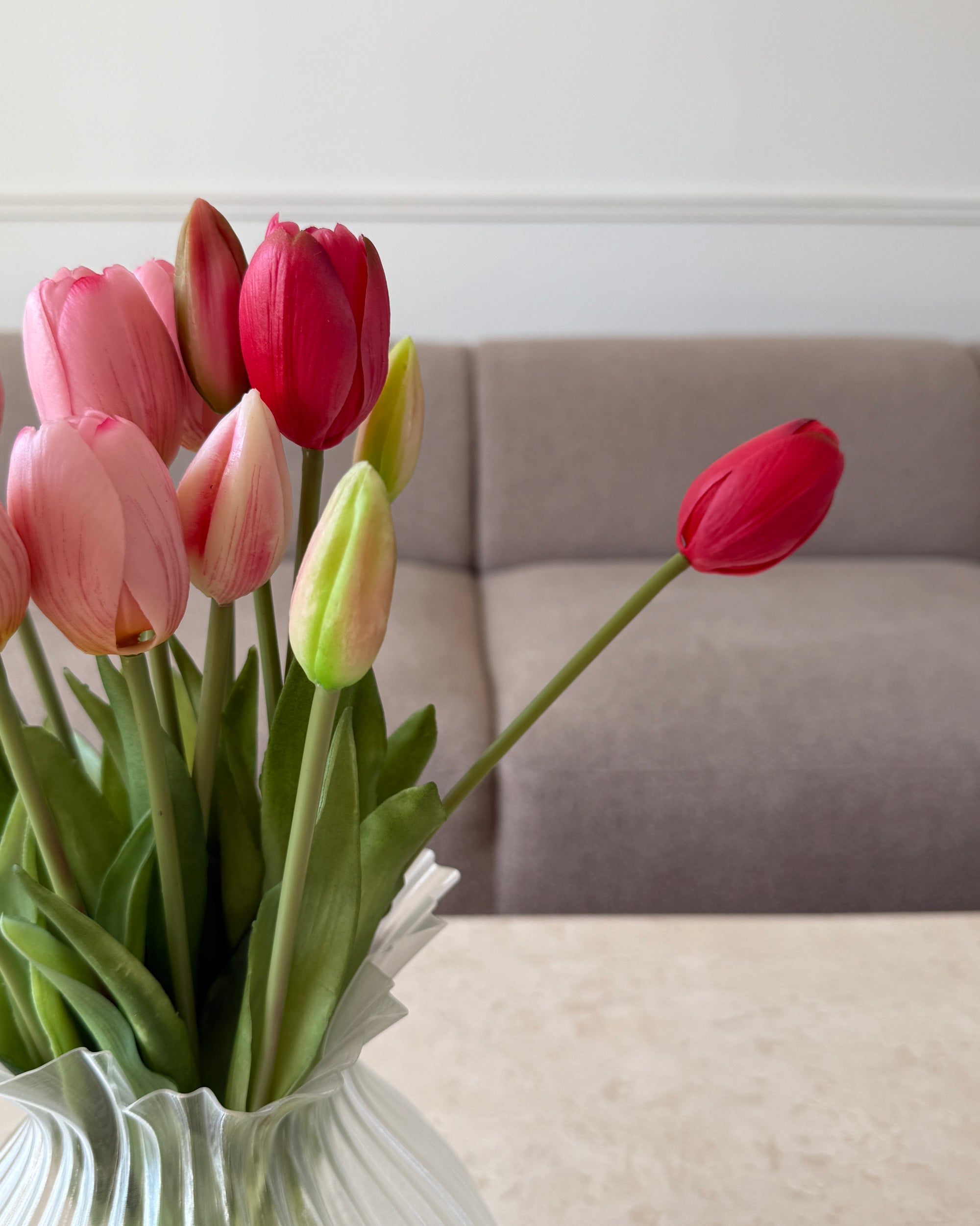 Mixed Pink Tulipan Buket