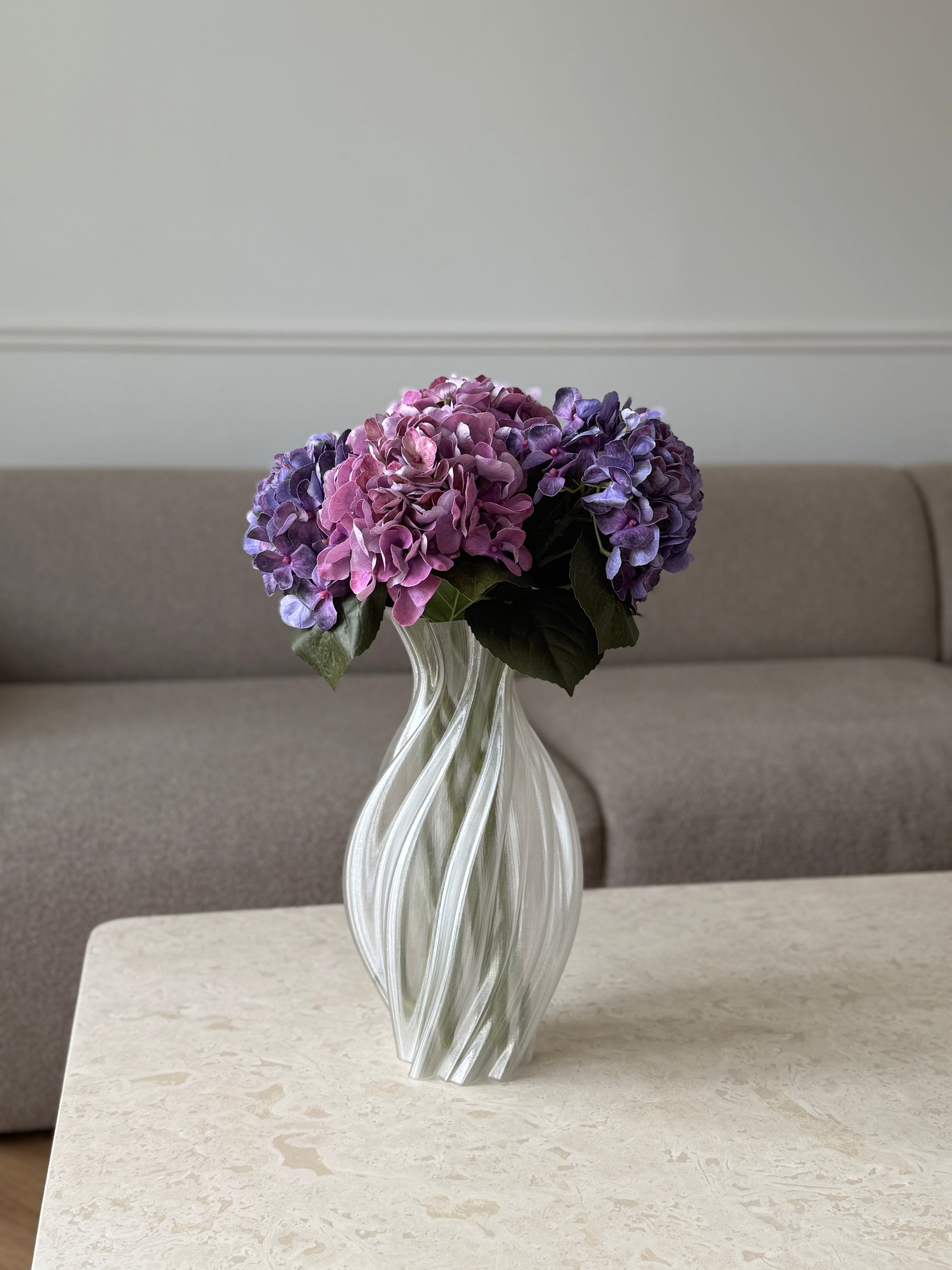 Hortensia Buket Stor - Lilla