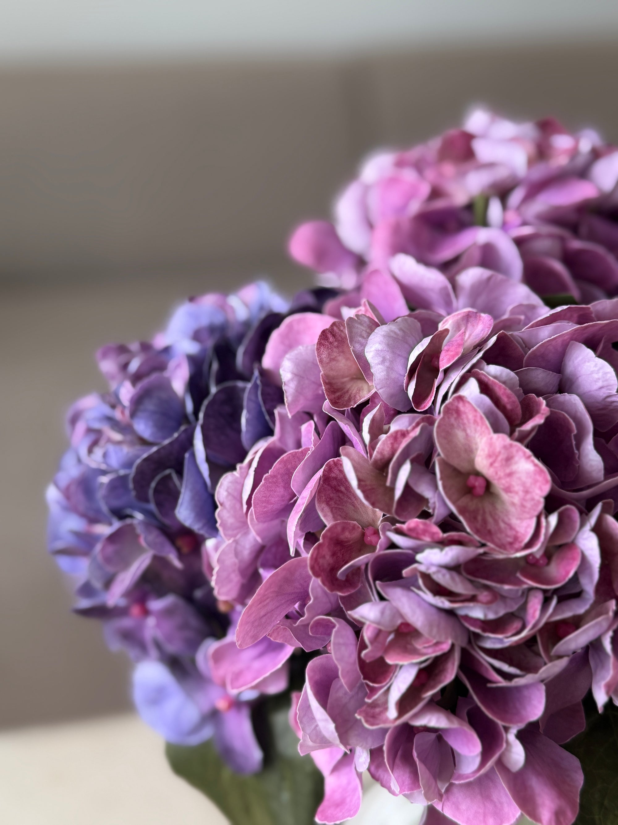 Hortensia Buket Stor - Lilla