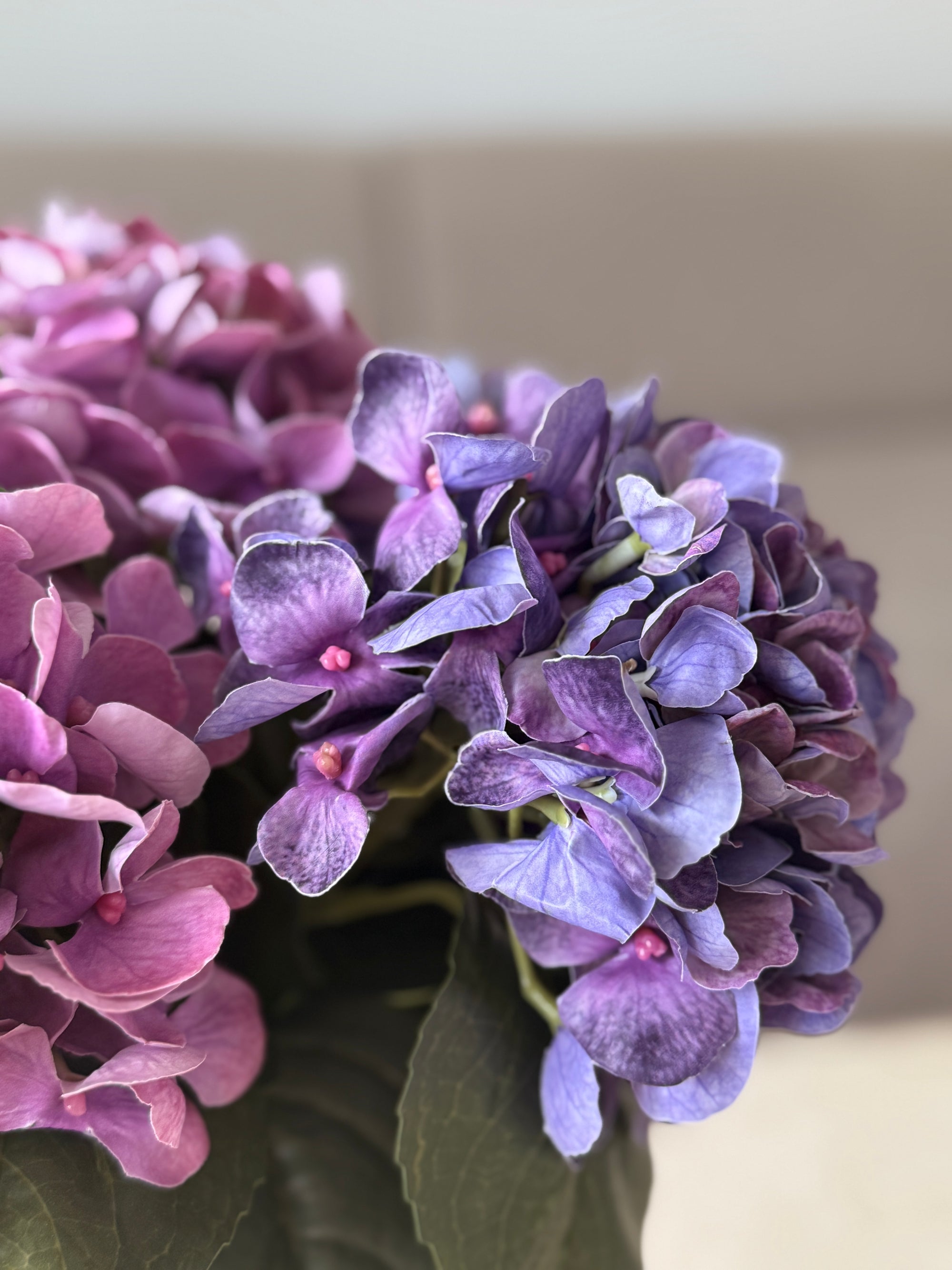Hortensia Buket Stor - Lilla