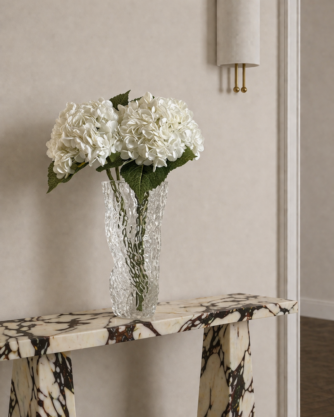 Hvid Hortensia Buket