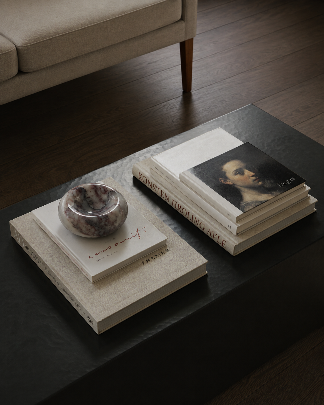 Pebble Bowl - Calacatta Viola